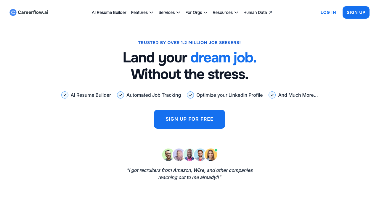 Tsenta vs Careerflow, $23.99 for coaching, $19 for actual applications